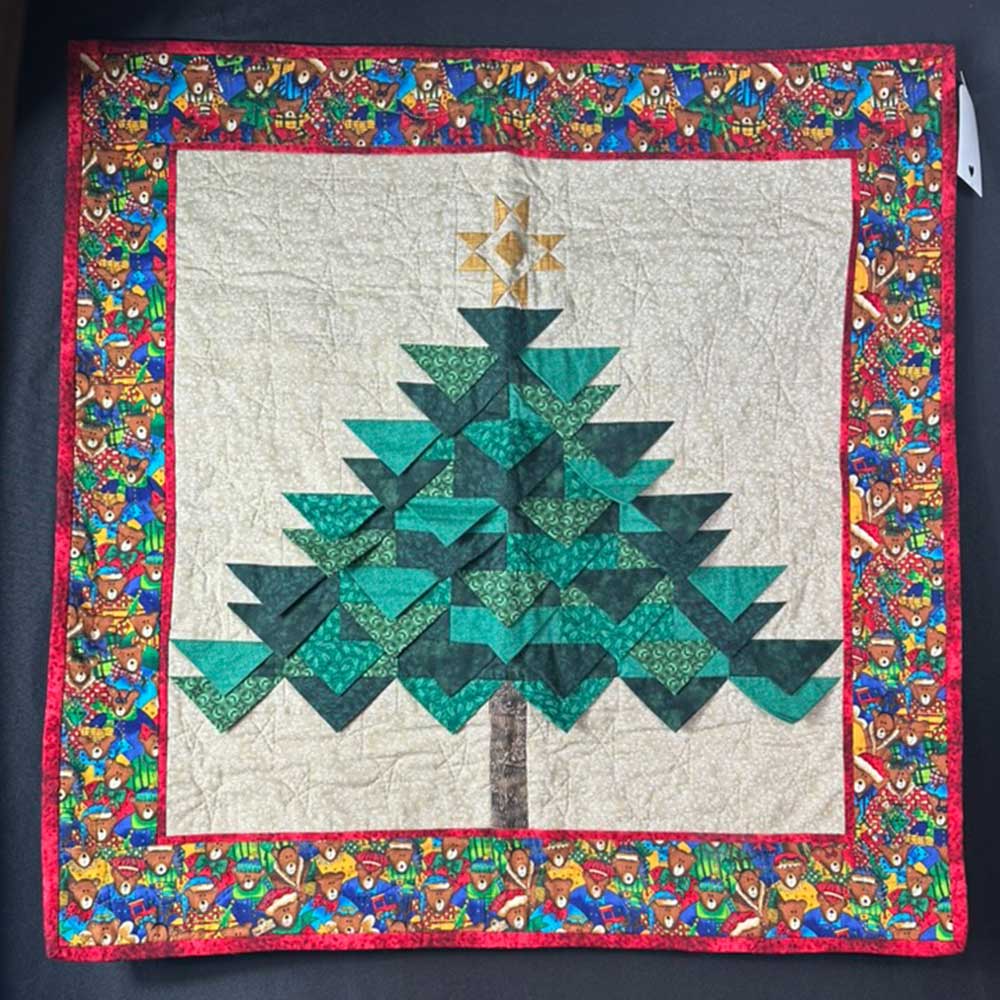 Quilt Christmas Tree Wall Art